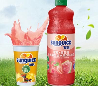 Sunquick新的果汁